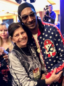 And here is Laura with Snoop!