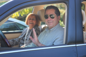 Laura and my driver, Carlos Villamil, were close friends.