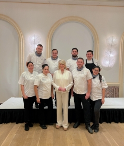 After the event, I posed with The Colony Hotel Palm Beach chefs and pastry chefs - thanks for a great dinner! Follow us at IG @MarthaStewartCBD, and look out for our new Tropical Medley on shopcanopy.com!