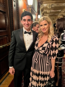 Here is Ari with Nicky Hilton Rothschild.