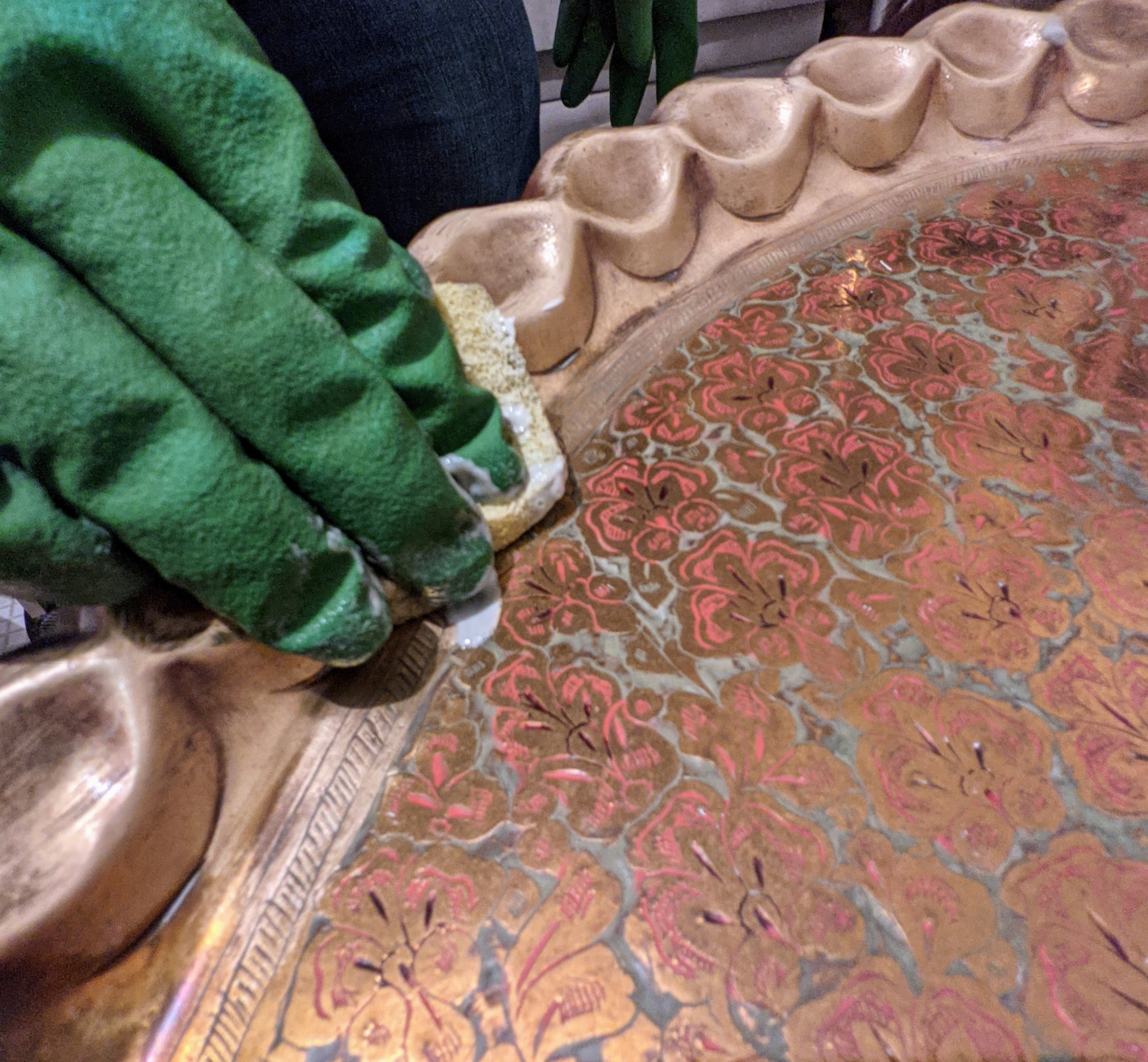 Polishing Brass Trays The Martha Stewart Blog