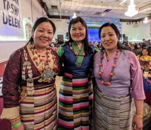 Dolma, in the center, helps me care for my horses, donkeys, and pony. Here she is with her sisters - Sanu on the right, who worked for me for many years, and their eldest sister, Jangmu, on the left.