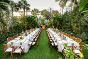 The tables look terrific. Our guests included Palm Beach influencers, members of Canopy Growth, press, and friends. (Photo by Carrie Bradburn/CAPEHART)