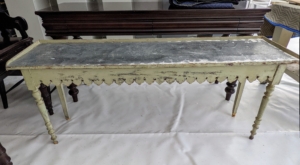 An antique console table... for sale!