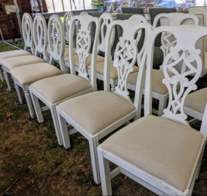 In fact, there are lots of chairs... all for sale!