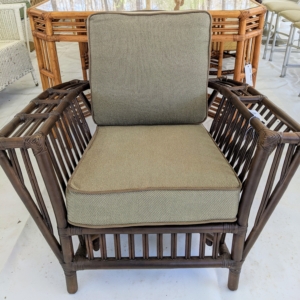 This outdoor bamboo lounge chair... for sale!