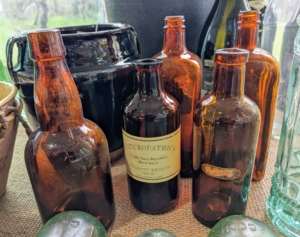 Old apothecary bottles... for sale!