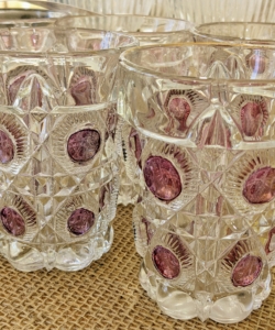 Decorative drinking glasses... for sale!