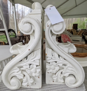 White wooden corbels... for sale!