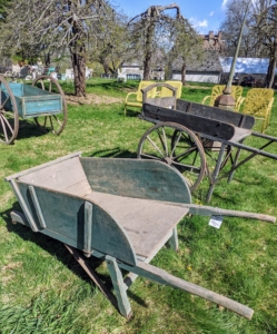 Old wheelbarrows - some also seen on the pages of our magazine, were all sold.