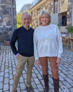 Here I am with Dr. Albert L. Siu, who was instrumental in developing the Martha Stewart Centers for Living.
