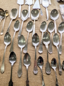 Silver spoons... for sale!