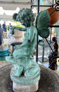 I also admired this garden statue of a little boy on top of a frog.