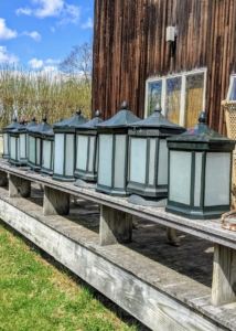 Remember these Martha by Mail lanterns? They're also up for auction!