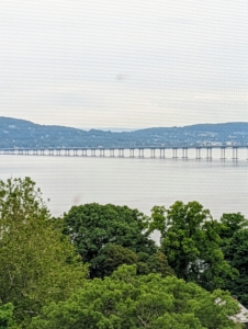 Lyndhurst is situated beside the Hudson River about a half mile south of the Governor Mario M. Cuomo Bridge, formerly known as the Tappan Zee Bridge. On a clear day, one can see New York City.