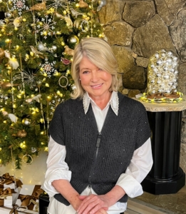 Here I am in my studio living room surrounded by lots of my newest holiday items for QVC. We spent an entire day - 24-hours - celebrating my Collection. It's a lot of work, but always fun.