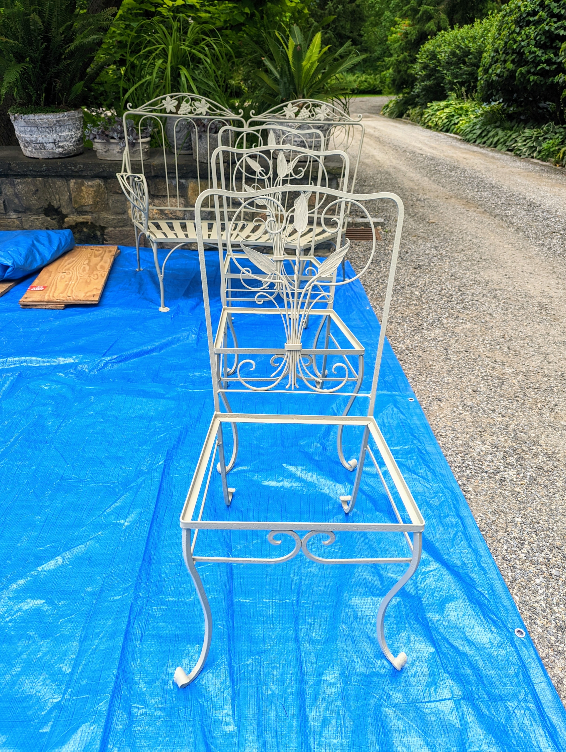 Repainting My Outdoor Metal Furniture - The Martha Stewart Blog