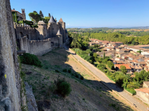 One of the first stops during Anduin's European vacation was the medieval town of Carcasonne - a French fortified city in the region of Occitanie. The first walls were built in Gallo-Roman times, with major additions made in the 13th and 14th centuries.