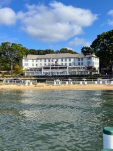 The next day, Kevin took photos of the resort and its breathtaking waterfront views. The Pridwin sits on more than seven-acres overlooking Shelter Island’s pristine Crescent Beach.