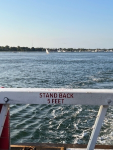 And here is a view heading back home aboard the North Ferry. What a lovely time spent on Shelter Island. If you're ever in the area and want to treat yourself and your family to a special beachfront getaway, check out The Pridwin.