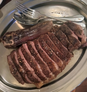 And this Cote de Boeuf. If you remember, I invited Chefs Riad and Lee to join me in making Cote de Boeuf years ago on my television show, Living.