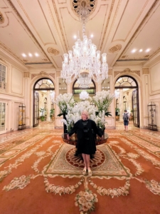 I stopped to take a few photos in the front hall of The Plaza. Since its debut in 1907, The Plaza Hotel has remained a New York icon hosting world leaders, dignitaries, captains of industry, Broadway legends, Hollywood royalty, and the most beautiful fashion runway shows.
