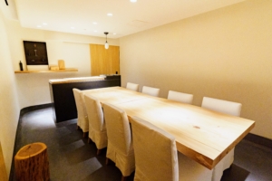 There is also a private dining room that seats an additional eight guests. (Photo by Eric Vitale Photography for Jōji)