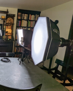 These 26-inch "soft box" lights are specifically designed for use in a studio or on location for portraits, fashion, or even corporate meetings.