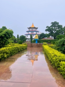 This is a Chinese temple, also in Bhairahawa. This area is home to several temples - visitors travel from all over the Nepal and India to see them. Unfortunately, this day was quite rainy.