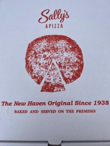 We also tried Sally's Apizza - known for its coal-fired, thin-crust pies.