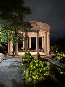 And here's a night view of the Temple of the Sky looking out onto the Hudson River and the Palisades. It was a beautiful early autumn evening. For more information on the Untermyer Gardens, please go to the website, or just click on this highlighted link. If you are able to visit Untermyer, I know you will enjoy it as much as I do.