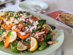This fall salad is a big hit. It was made for four servings - and every bit of it was devoured - so good. Go to the web site and see how you can sign up for Martha Stewart & Marley Spoon right now. You'll love every dish.