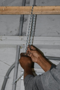 These chains are light and can be cut to fit any length needed.