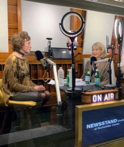 One of my favorite podcasts to date was this one with my dear friend, Charlotte Beers. Here we are in the Newsstand Studios once again recording a fun and inspiring podcast on women in business, how Charlotte shattered the glass ceiling of the advertising world, and how she navigated her career through a male-dominated corporate environment.