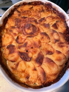 Everyone loves scalloped potatoes for Thanksgiving. I made this dish with white truffle.