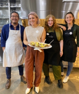Here's a nice snapshot of some of the Martha Stewart & Marley Spoon team - Kevin Chen, Sarah Crowder, Rachel Perlmutter, and Molly Krueger.