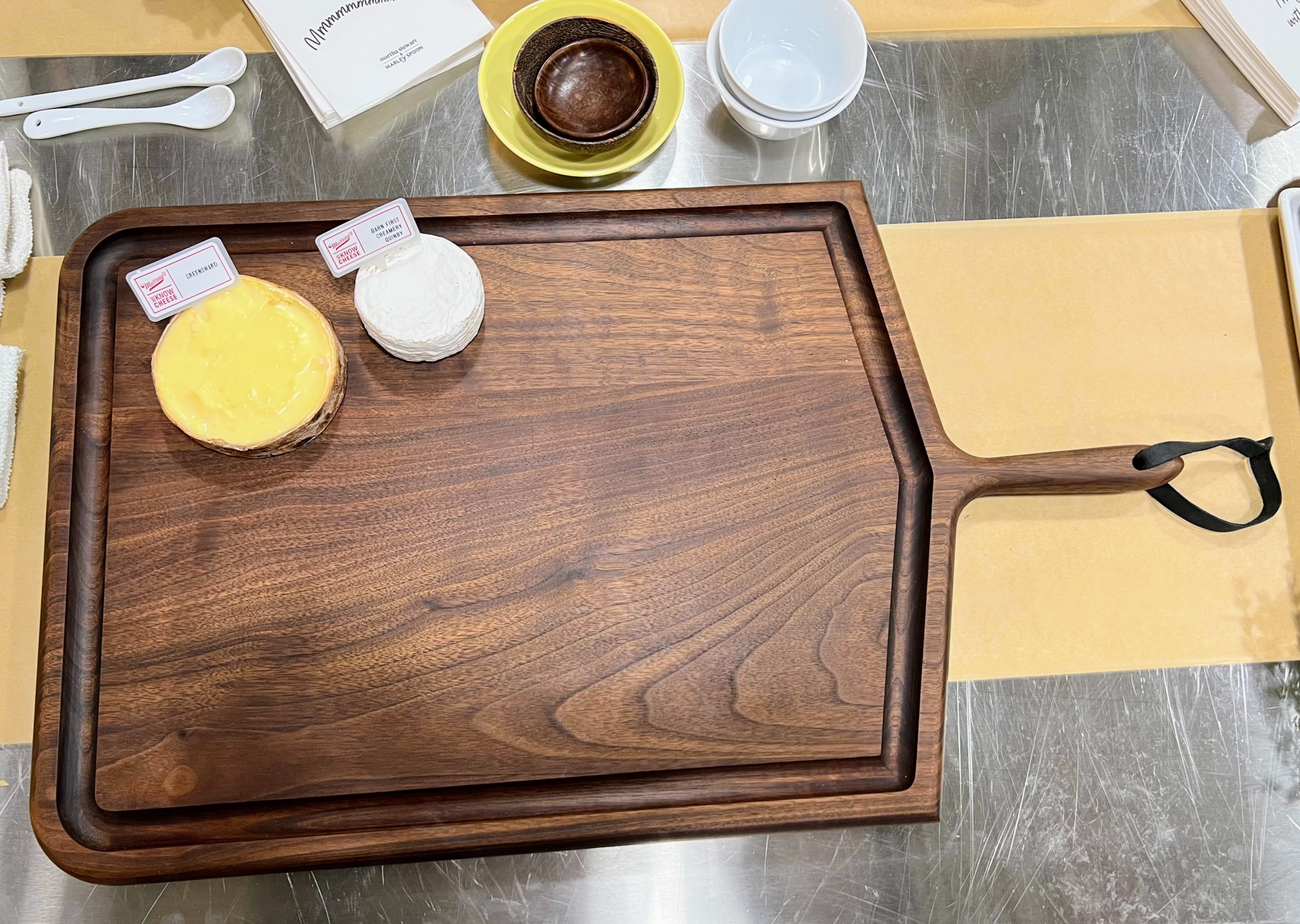 Chicken Cutting Board or Charcuterie Serving Board by Martha Stewart 