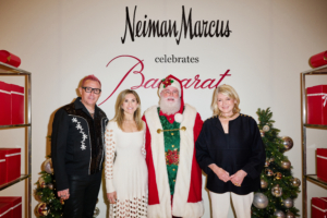 And here I am with Jodi, Jim, and Santa. (Photo provided by Neiman Marcus Group)