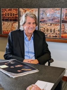During our conversation he also shared many wonderful photographs of the work he and his team have done over the years, including designing sets for 75 Broadway and off-Broadway shows, 275 restaurants, beginning with Sushi Zen, more than 100 hotels, beginning with the W New York and projects in more than 165 cities.