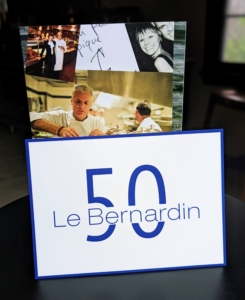 Few restaurants hold the distinction of being open 50-years. Le Bernardin has not only turned 50, but has remained one of the most celebrated restaurants in the world. Maguy Le Coze and her brother, Gilbert, first opened Le Bernardin in 1972, then relocated the restaurant near the Arc de Triomphe before moving to the United States and its present mid-town location in 1986.