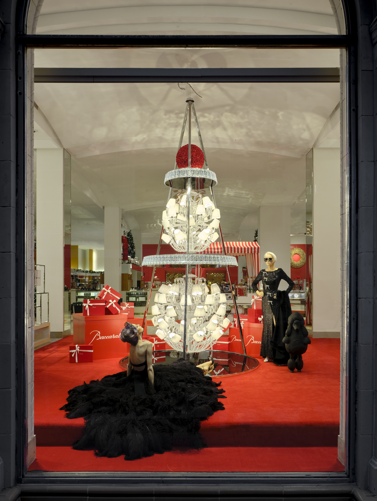 Unveiling the Palladian Tree by Baccarat at Neiman Marcus Downtown