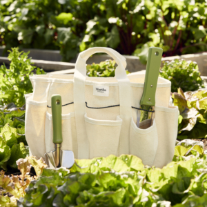 Does the gardener in your life have a proper bag for all those tools? To store those gardening essentials, we offer the Martha Stewart Heavy-Duty Canvas Garden Bag, with 6 Exterior 11-Inch Interior Pockets. Expertly stitched with premium-quality, heavyweight cotton canvas, this spacious bag can safely stash a variety of gardening essentials. It also has reinforced carrying handles and a sturdy shoulder strap – just the right size to tote around the yard, garage, or garden. Visit my shop on Amazon to see this and more.
