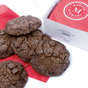 Recognize my Chocolate Gingerbread Giant Cookies? I call these “one a day” cookies, because they’re large enough to nibble all day long! These big, chewy, chocolatey cookies are the best of both worlds – loaded with chocolate and all the makings of picture-perfect gingerbread cookies!