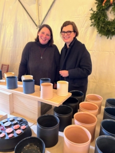 Marcie McGoldrick and Silke Stoaddard are two very talented and creative Makers who worked with me at Martha Stewart Living Omnimedia for years. It was nice to see them at the Village Winter Market. Follow Marcie @marciemcgoldrick and Silkie @silkestoddard on Instagram.