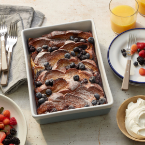 You'll love my Oven to Table Stoneware Bakeware. These work with so many dishes, baking both sweet and savory meals evenly.