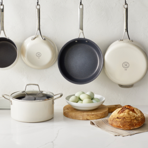 This is my Lockton Nonstick Enamel Aluminum Cookware. Match all your saucepans, frying pans, sauté pans and Dutch ovens in this soft, easy-to-clean linen color.