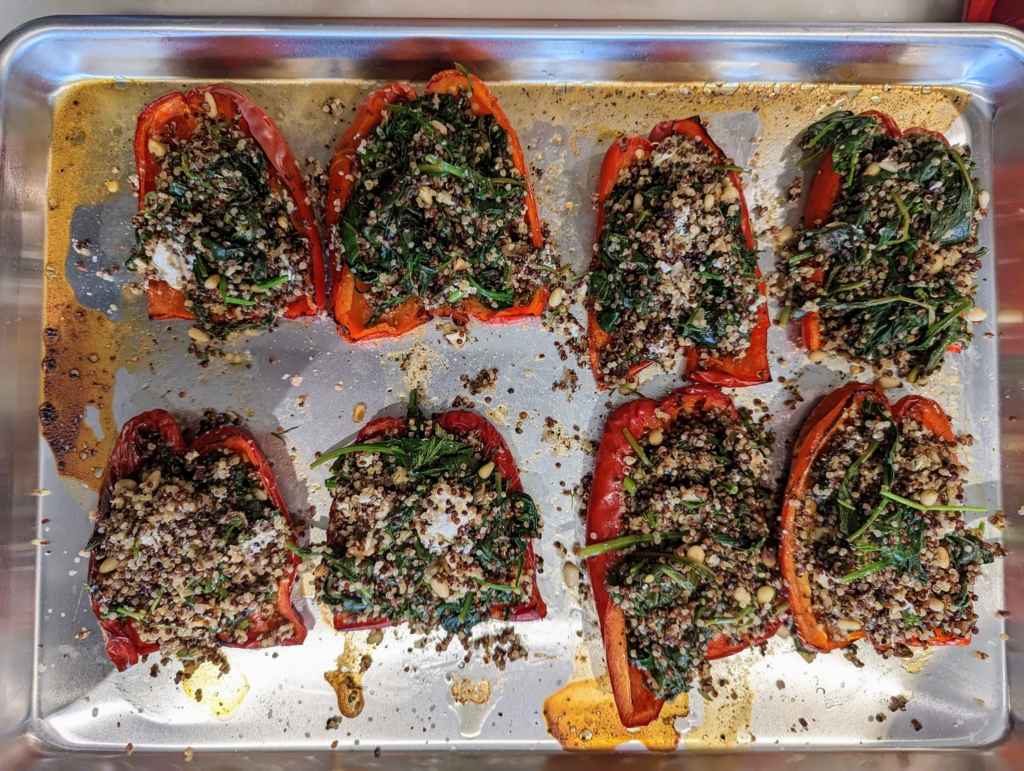 Martha Stewart & Marley Spoon Spanakopita Stuffed Peppers The Martha