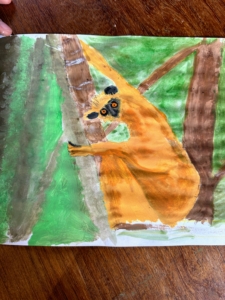 My granddaughter, Jude, who was 11 years old during this trip, drew this lemur during an art class - she loves the animals and is a very talented artist.