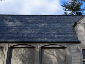 We replaced these roofs three years ago. Cedar wood is long-lasting, making it an ideal roofing material. Cedar is also more expensive, but it lasts at least 10-years longer than common roofing materials such as asphalt.