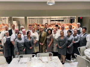 Here I am with just some of those who have helped make The Bedford by Martha Stewart such a success. We have a great team at The Bedford. If you haven't yet joined us for a visit, please make reservations - you'll have a great time!
